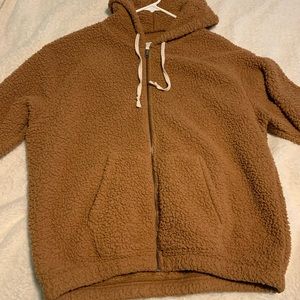 American Eagle teddy jacket